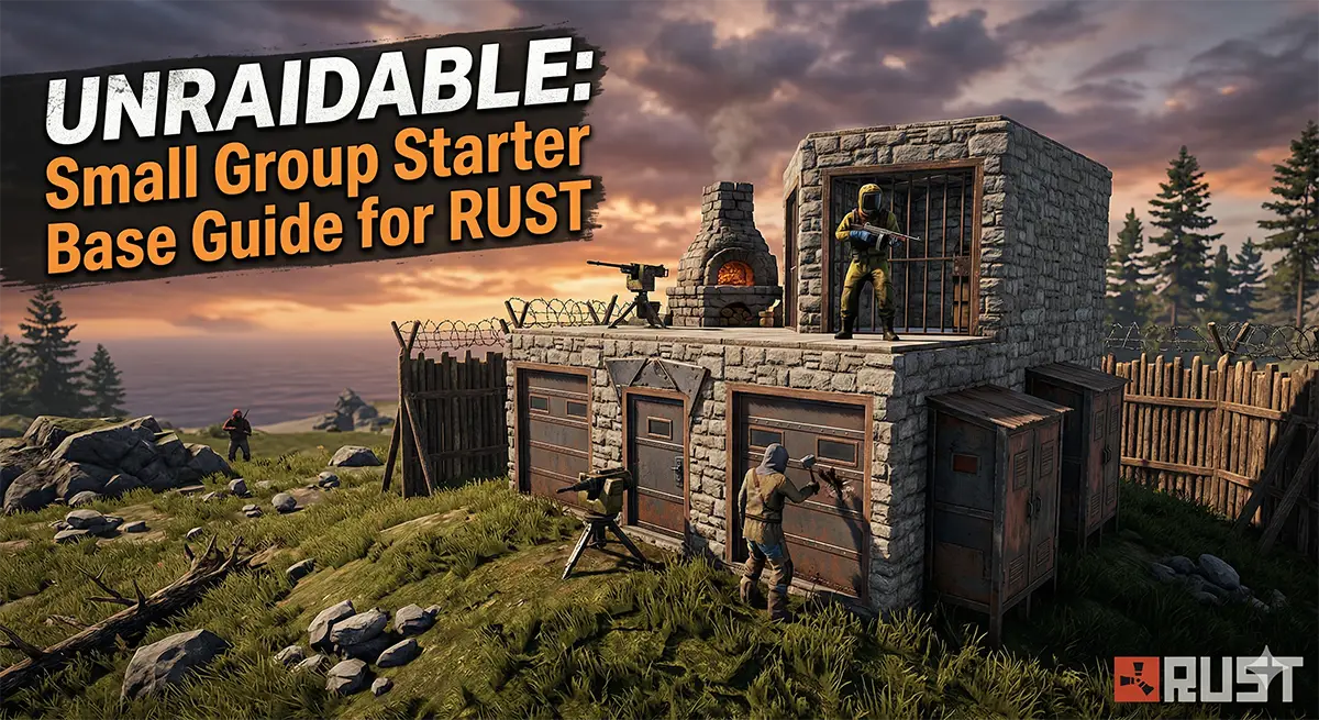 Smol Rust Unraidable: The Best Starter Base Designs for Small Groups in Rust ...